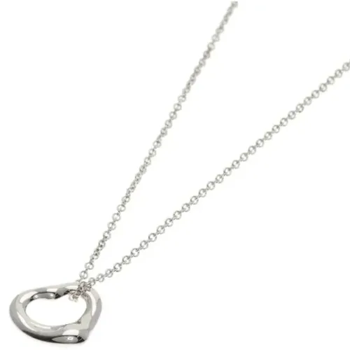 Pre-owned Jewellery, female, , Size: ONE SIZE Pre-owned Silver necklaces - Tiffany & Co. Pre-owned - Modalova