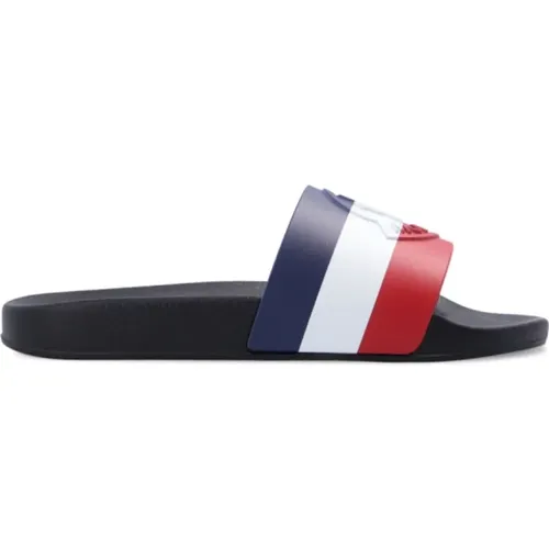 ‘Jeanne’ rubber slides , female, Sizes: 7 UK - Moncler - Modalova