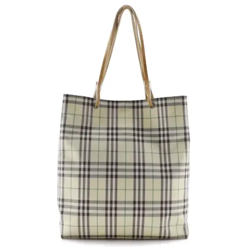 Pre-owned Tote Bags, female, , Size: ONE SIZE Pre-owned Canvas handbags - Burberry Vintage - Modalova