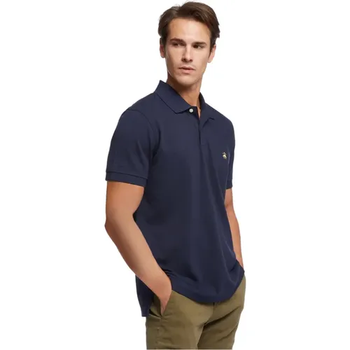 Slim-Fit-Kurzärmel-Pik-Polo-Hemd , Herren, Größe: L - Brooks Brothers - Modalova