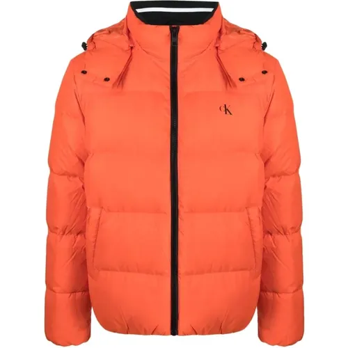 Down Puffer Jacket Essentials , male, Sizes: S, XL - Calvin Klein Jeans - Modalova