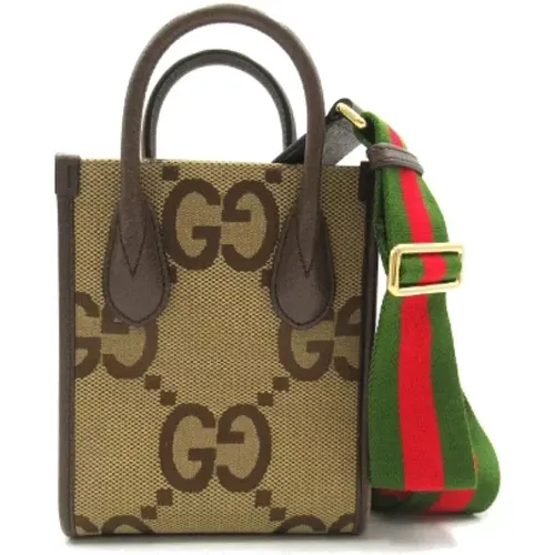 Pre-owned Mini Bags, female, , Size: ONE SIZE Pre-owned Canvas gucci-bags - Gucci Vintage - Modalova