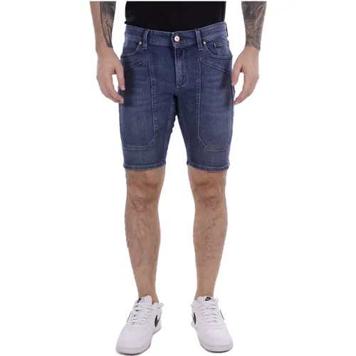 Denim Shorts for Men , male, Sizes: W36, W38, W32, W34, W31, W33 - Jeckerson - Modalova