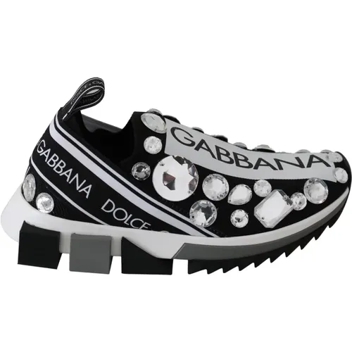 Kristall Damen Sneakers Schuhe - Dolce & Gabbana - Modalova