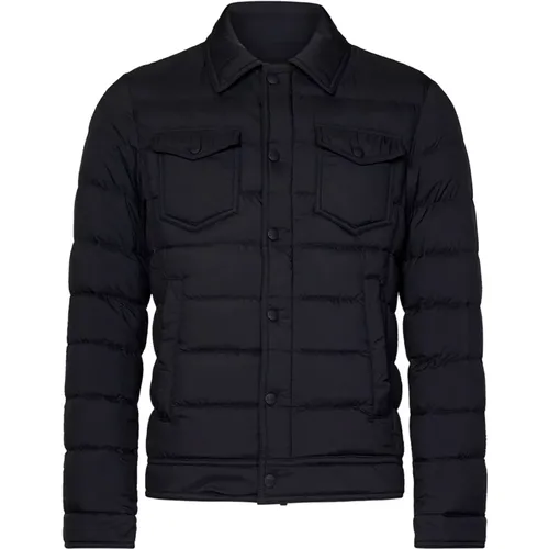 Quilted Jacket for Men , male, Sizes: L, M, XL, 2XL - Herno - Modalova