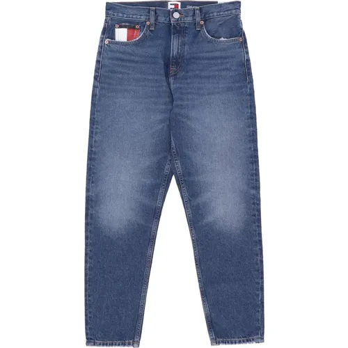 Hohe Sl Knöchel Flag Skinny Jeans , Damen, Größe: W29 L30 - Tommy Hilfiger - Modalova