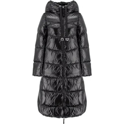 Long Down Jacket with Adjustable Hood , female, Sizes: M, XS, S - Parajumpers - Modalova