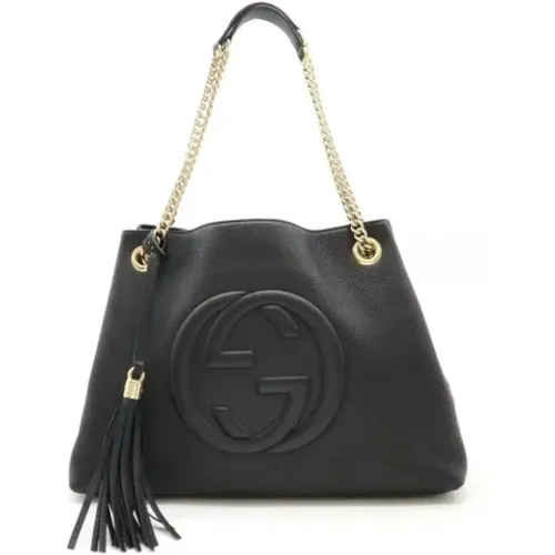 Pre-owned Tote Bags, female, , Size: ONE SIZE Pre-owned Leather gucci-bags - Gucci Vintage - Modalova