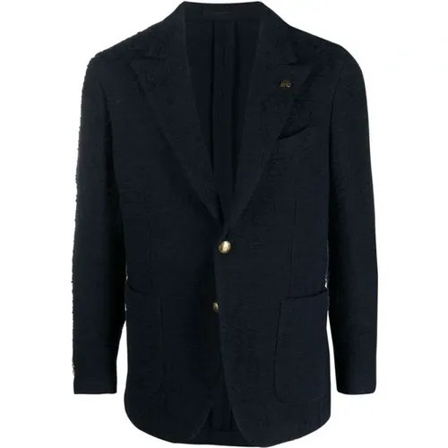 Blazers, male, , Size: XL Cotton Blend Blazer - Gabriele Pasini - Modalova