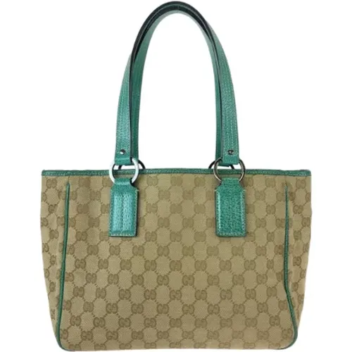 Pre-owned Tote Bags, female, , Size: ONE SIZE Pre-owned Canvas totes - Gucci Vintage - Modalova