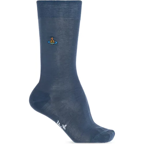 Socks, male, , Size: M Socks with Logo - Vivienne Westwood - Modalova