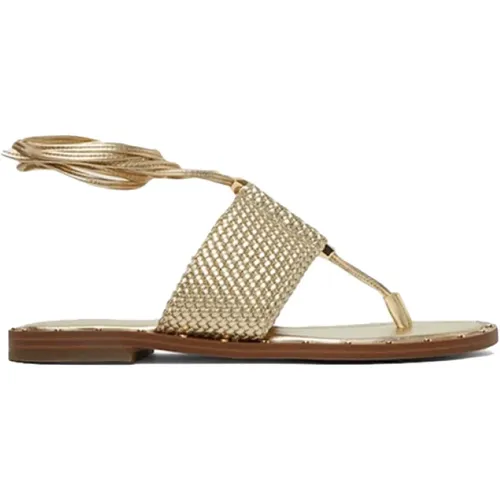 Flat Sandalen , Damen, Größe: 36 EU - Michael Kors - Modalova