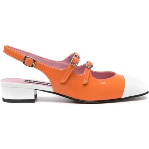 Colour-Block Flat Shoes , female, Sizes: 6 UK, 7 UK, 3 UK, 5 UK, 8 UK, 4 UK - Carel - Modalova