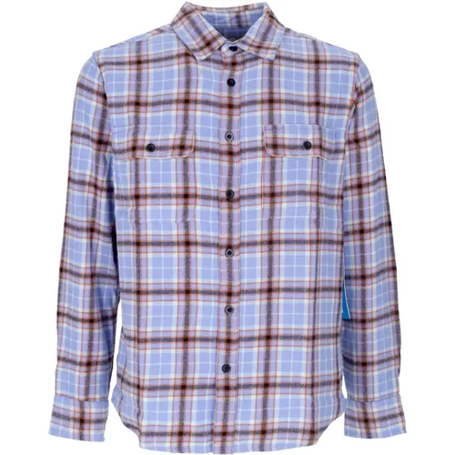 Checked Flannel Long Sleeve Shirt , male, Sizes: XL, S, M, L - Obey - Modalova