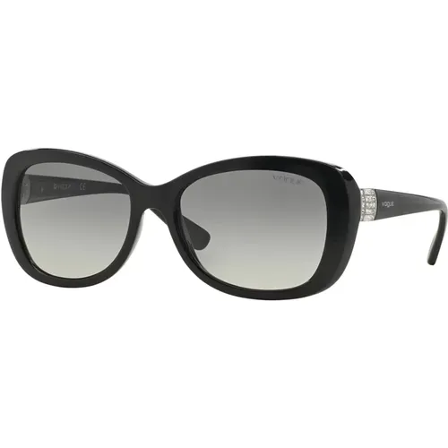 Grey Shaded Sunglasses , female, Sizes: 55 MM - Vogue - Modalova