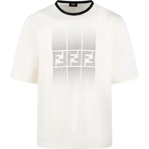 Gradient FF Print T-Shirt Fendi - Fendi - Modalova