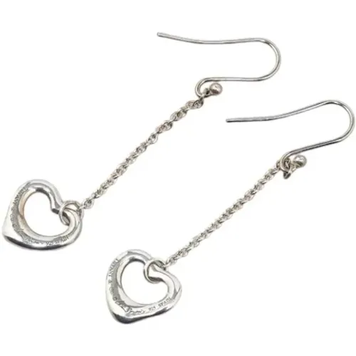 Pre-owned Jewellery, female, , Size: ONE SIZE Pre-owned Silver earrings - Tiffany & Co. Pre-owned - Modalova