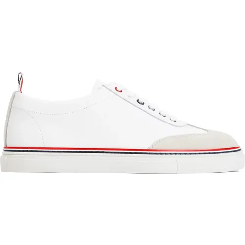 Leather Sneaker Trainer , male, Sizes: 6 UK, 8 UK - Thom Browne - Modalova