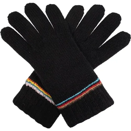 Gloves, male, , Size: ONE SIZE Wool Gloves - Paul Smith - Modalova