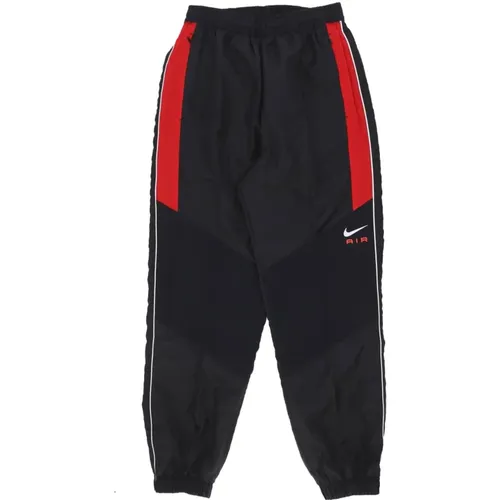 Sportswear Air Woven Hose Schwarz/Rot , Herren, Größe: XL - Nike - Modalova
