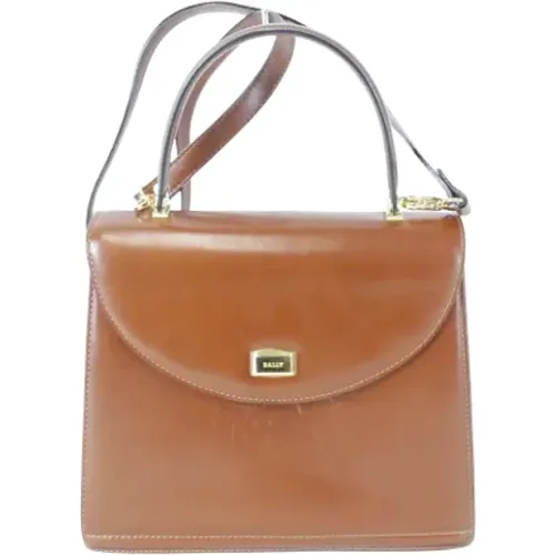 Pre-owned Cross Body Bags, female, , Size: ONE SIZE Pre-owned Leather shoulder-bags - Bally Pre-owned - Modalova