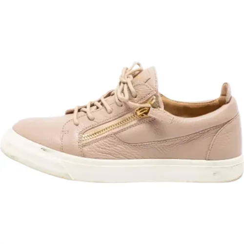 Pre-owned Leather sneakers , female, Sizes: 7 UK - Giuseppe Zanotti Pre-owned - Modalova