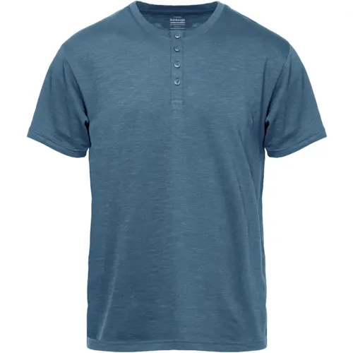 Flame Jersey Button T-shirt , male, Sizes: XL, L - BomBoogie - Modalova