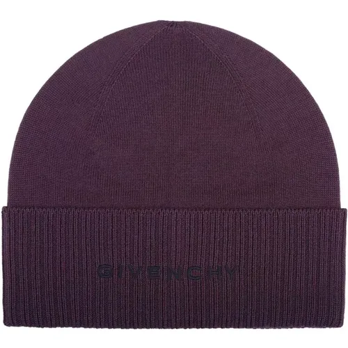 Woll-Logo-Hut für Frauen , unisex, Größe: ONE Size - Givenchy - Modalova