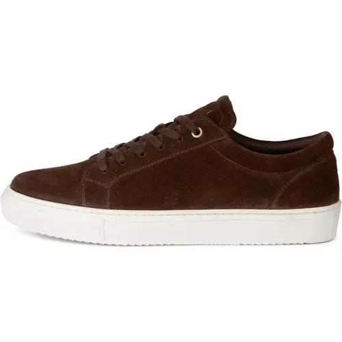 Wildleder Niedrige Sneakers , Herren, Größe: 41 EU - Boggi Milano - Modalova