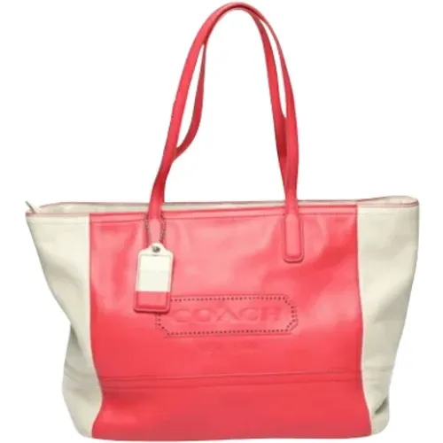 Pre-owned Tote Bags, female, , Size: ONE SIZE Pre-owned Leather totes - Coach Pre-owned - Modalova