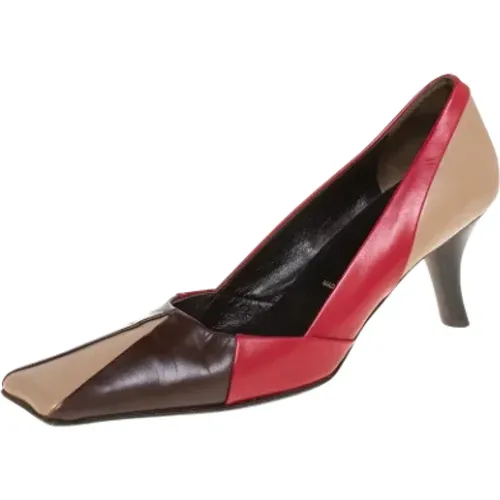 Pre-owned Pumps, female, , Size: 6 1/2 US Pre-owned Leather heels - Prada Vintage - Modalova