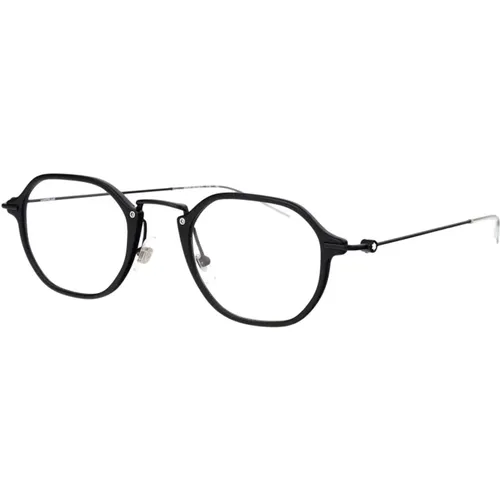 Glasses, male, , Size: 50 MM Stylish Optical Glasses Mb0296O - Montblanc - Modalova