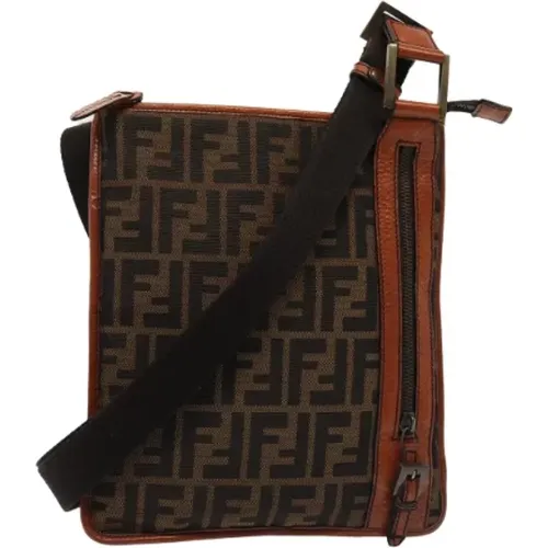 Pre-owned Cross Body Bags, female, , Size: ONE SIZE Pre-owned Canvas fendi-bags - Fendi Vintage - Modalova