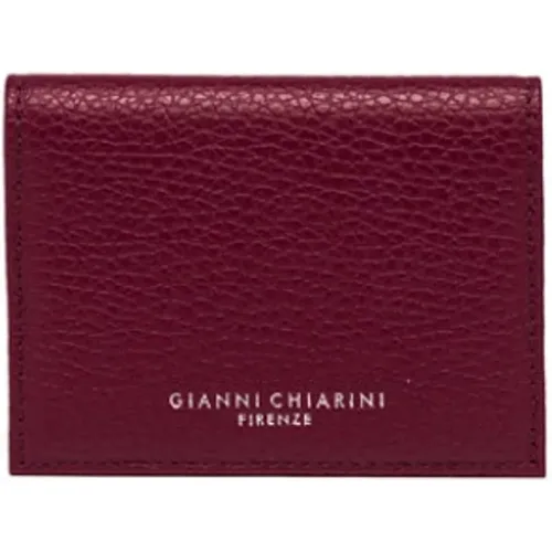 Chic Leather Wallet with Snap Closure , female, Sizes: ONE SIZE - Gianni Chiarini - Modalova