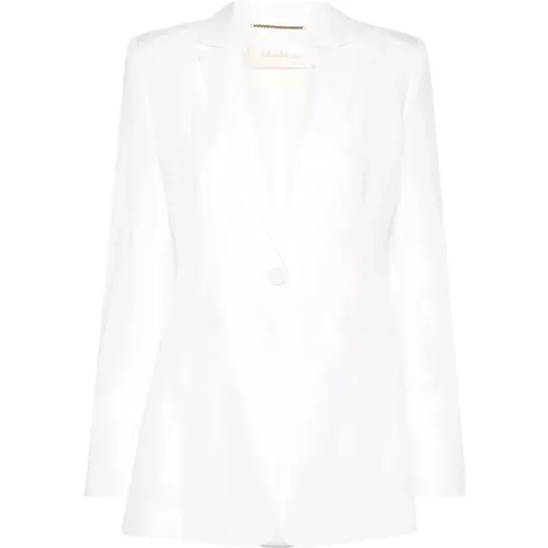 Blazers, female, , Size: L Bridal Jacket Elegant Style - Max Mara - Modalova