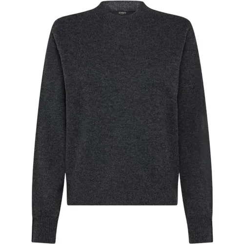 Round-neck Knitwear, female, , Size: M Wool and Cashmere Crewneck - Seventy - Modalova