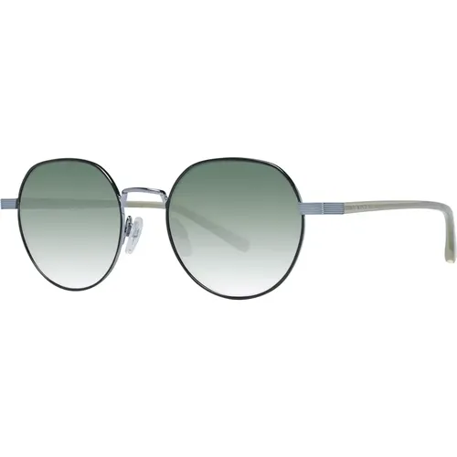 Sunglasses, male, , Size: ONE SIZE Round Grey Sunglasses for Men - Ted Baker - Modalova