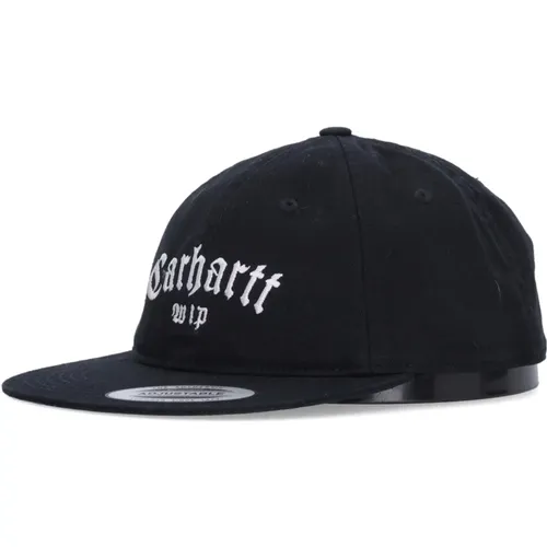 Caps, male, , Size: ONE SIZE Flat Visor Cap /White Cotton - Carhartt WIP - Modalova