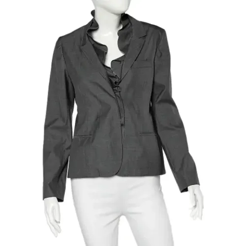 Pre-owned Silk outerwear , female, Sizes: L - Valentino Vintage - Modalova