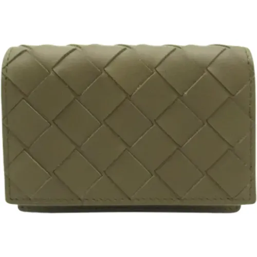 Pre-owned Leather wallets , female, Sizes: ONE SIZE - Bottega Veneta Vintage - Modalova