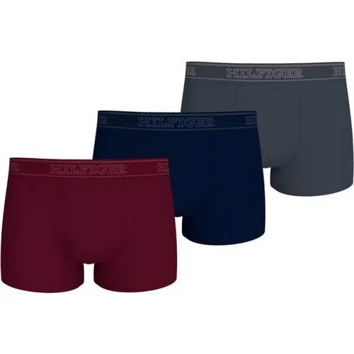 Baumwoll-Stretch-Boxershorts Tripack , Herren, Größe: L - Tommy Hilfiger - Modalova