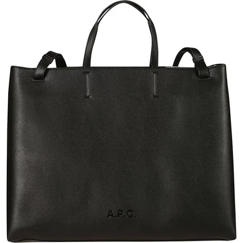 Market Shopper Tote Bag , female, Sizes: ONE SIZE - A.p.c. - Modalova