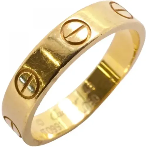 Pre-owned Jewellery, female, , Size: ONE SIZE Pre-owned Gold rings - Cartier Vintage - Modalova