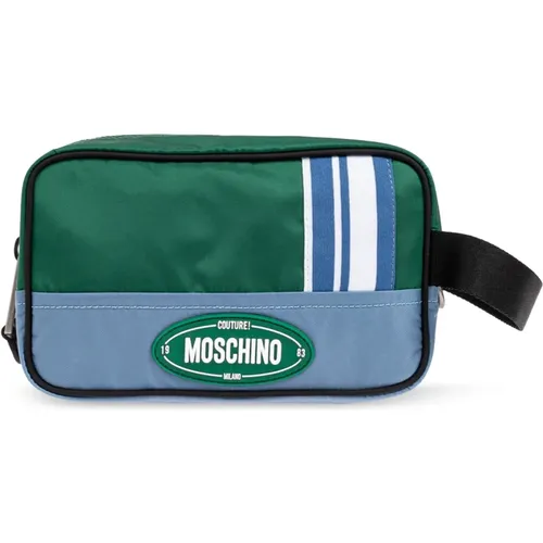 Clutches, male, , Size: ONE SIZE Handbag - Moschino - Modalova