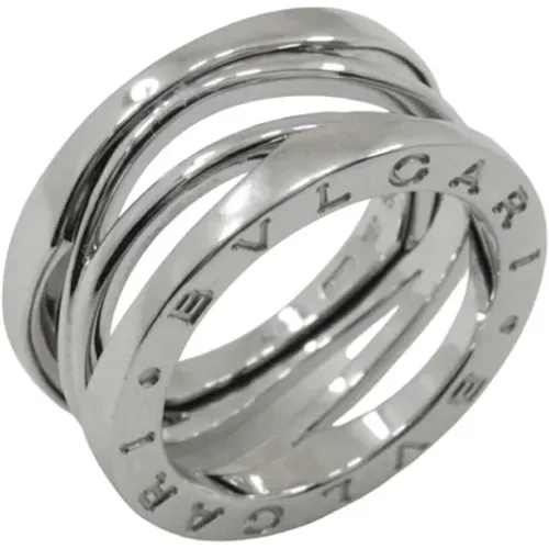 Pre-owned Jewellery, female, , Size: ONE SIZE Pre-owned White Gold rings - Bvlgari Vintage - Modalova