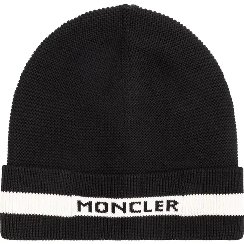 Beanie mit Logo Moncler - Moncler - Modalova