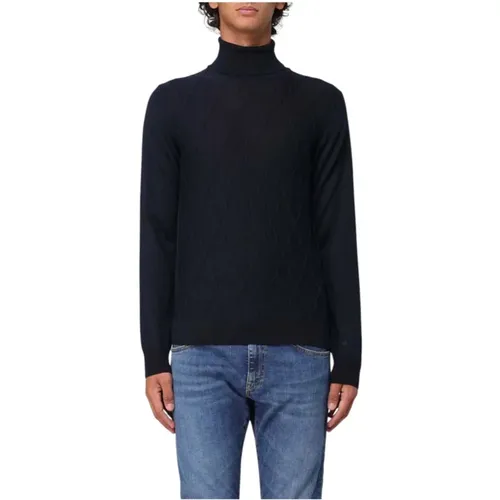 Turtlenecks, male, , Size: L High Neck Sweater - Manuel Ritz - Modalova