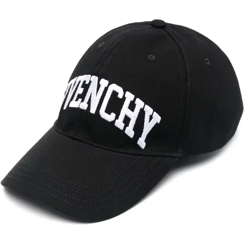 Caps, male, , Size: ONE SIZE Baseball Cap with College Embroidery - Givenchy - Modalova