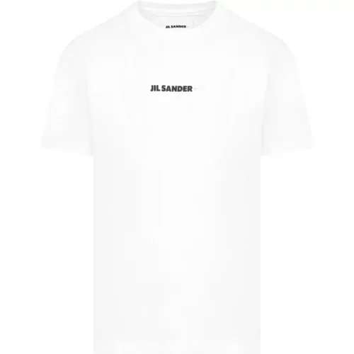 T-Shirt Crew Neck Short Sleeve , male, Sizes: L, S, 2XL, XL, M - Jil Sander - Modalova