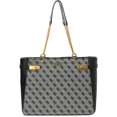 Logo Girlfriend Bag In Black , female, Sizes: ONE SIZE - Guess - Modalova